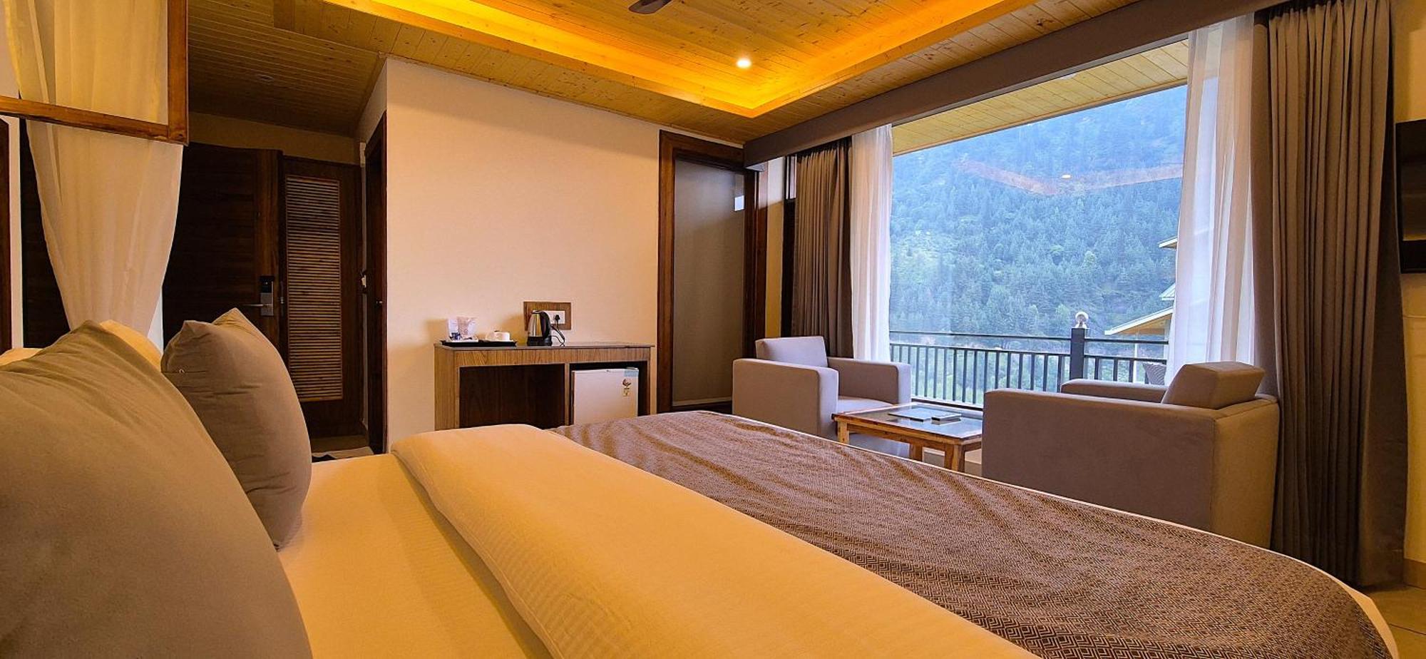 Hotel Nazaara - A Luxe Retreat Manāli Exteriér fotografie
