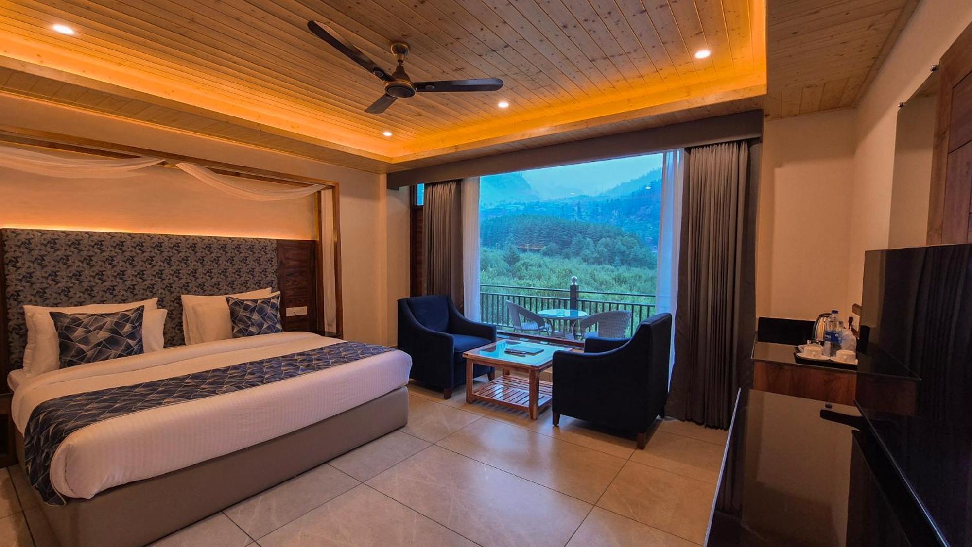Hotel Nazaara - A Luxe Retreat Manāli Exteriér fotografie