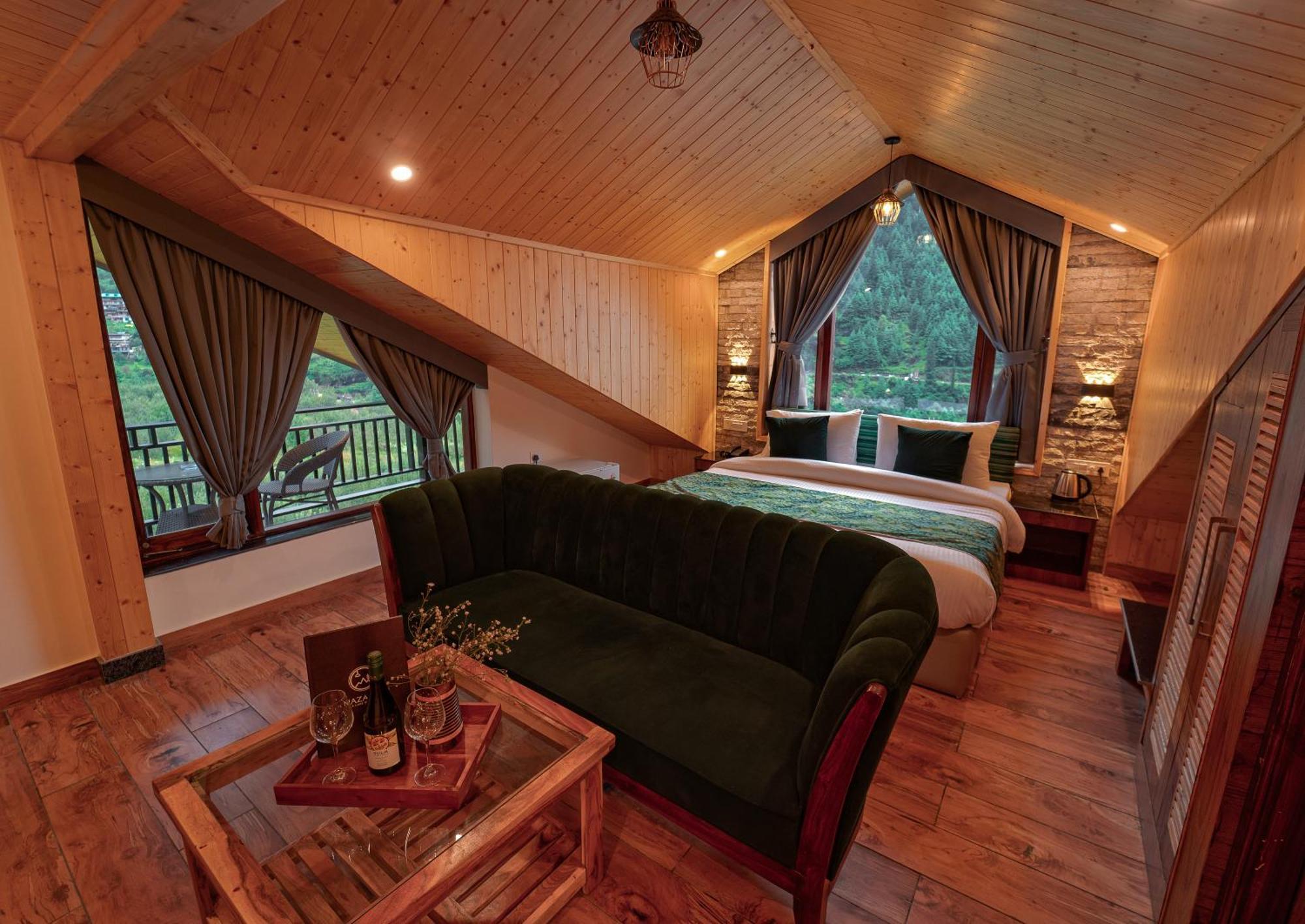 Hotel Nazaara - A Luxe Retreat Manāli Exteriér fotografie
